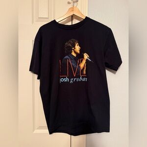Josh Groban Live - 2005 Tour - Large L T-Shirt Black Concert Tee